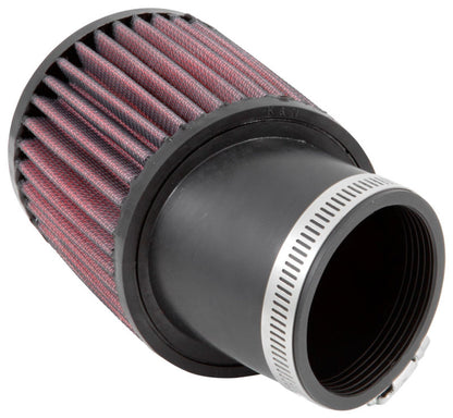 K&N Filter Universal Rubber Round Straight Filter 20 Deg Angled 2-7/16in Flange 3-3/4in OD 4in H K&N Engineering