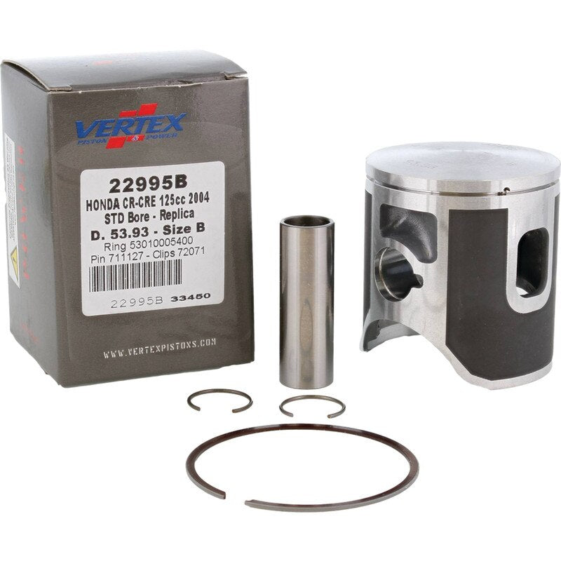 Vertex Piston 2004 Honda CR 125 R 125cc Cast Replica Piston Kit