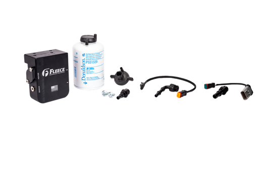 Fleece Performance 13-24 Dodge 2500/3500 Cummins 6.7L Under Bed Fuel Filter Assembly