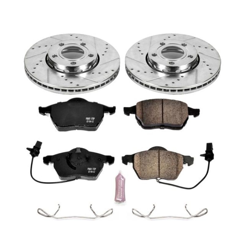 Power Stop 05-06 Audi A4 Front Z23 Evolution Sport Brake Kit PowerStop