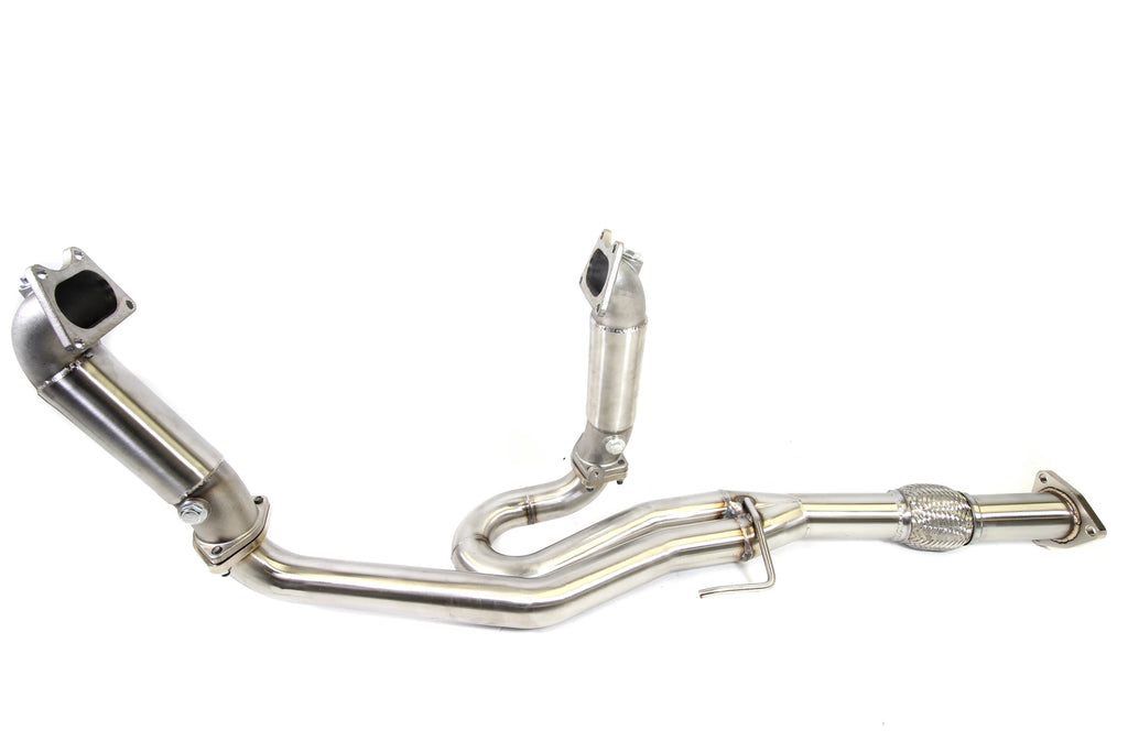 PLM Primary Catalytic Converters PCD & J-Pipe Acura TL 2004-2008 Combo - PLM-PCD-V6-0408-J-PIPE-CAT