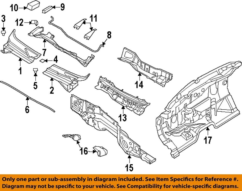 OEM Nissan Reinforcement Rocker Molding Clip - 11296-AG000