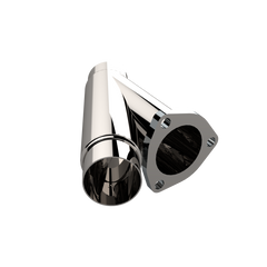 QTP 2.25 Inch Stainless Steel Exhaust Cutout (Universal) - 10225
