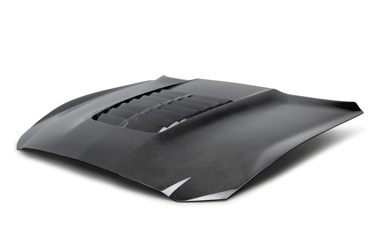 Anderson Composites 15-20 Mustang Shelby GT350 GT5 Double Vented Carbon Fiber Hood- AC-HD15FDMU350-GT5-DS