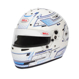 Bell RS7-K K2020 V15 BRUSA HELMET - Size 60 (White/Blue)