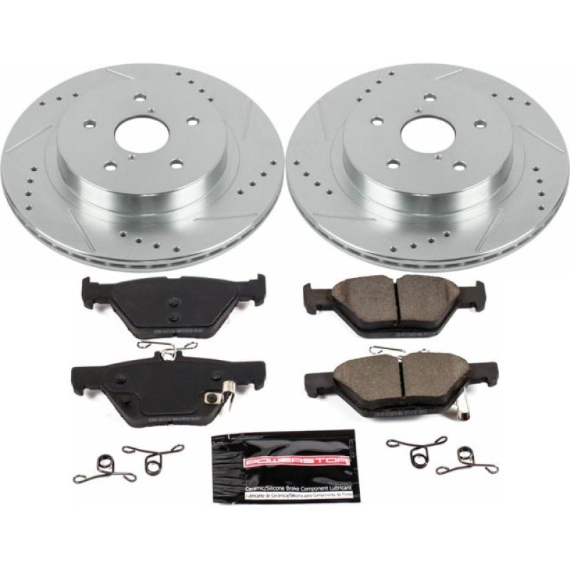 Power Stop 15-18 Subaru Legacy Rear Z23 Evolution Sport Brake Kit PowerStop