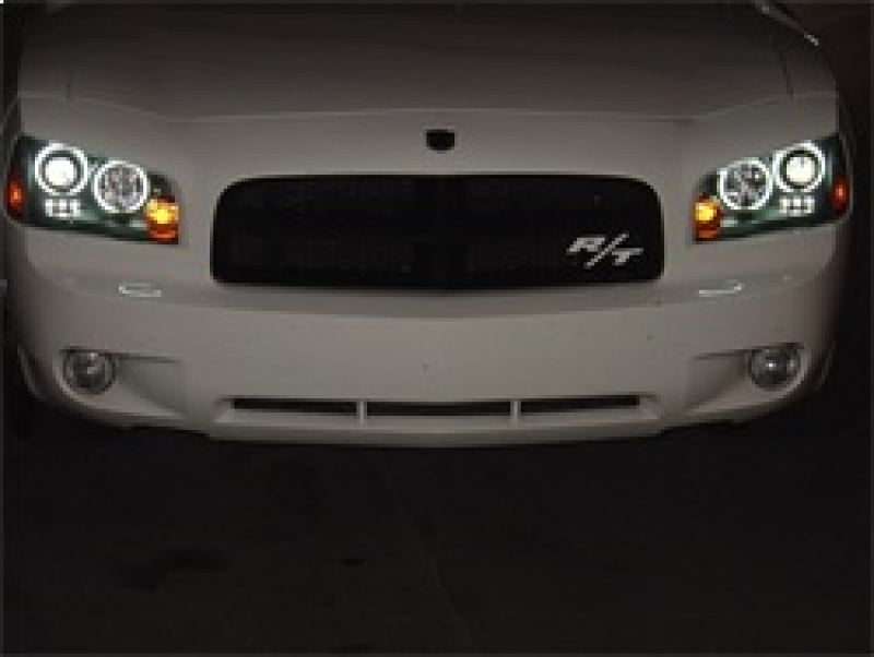 Spyder Dodge Charger 06-10 Projector Headlights Halogen Model CCFL Halo LED Blk PRO-YD-DCH05-CCFL-BK SPYDER