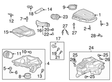 Load image into Gallery viewer, Genuine OEM Honda Acura Engine Air Filter Box Cover Bolt (90091-P36-000) X2