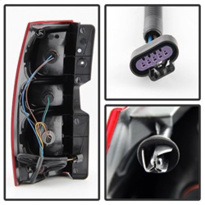 Xtune Chevy Suburban 07-13 Passenger Side Tail Lights OEM Right ALT-JH-CSUB07-OE-R SPYDER