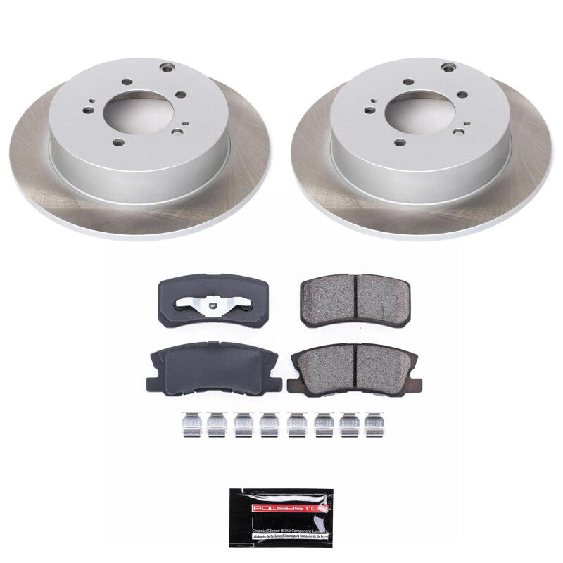 Power Stop 07-13 Mitsubishi Outlander Rear Semi-Coated Rotor Kit PowerStop