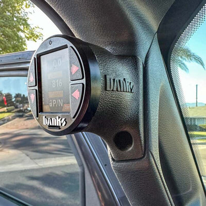 Banks Power 18-23 Jeep Wrangler/Gladiator - iDash Stealth Single Gauge Pod Kit Banks Power