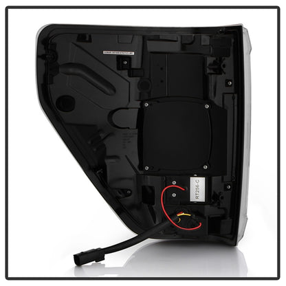 Spyder 21-23 Ford F150 (Factory Halogent) Light Bar LED Tail Lights - Black (ALT-YD-FF15021HAL-BK) SPYDER