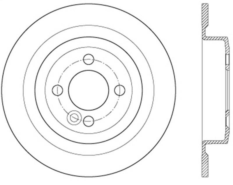 StopTech Drilled Sport Brake Rotor Stoptech