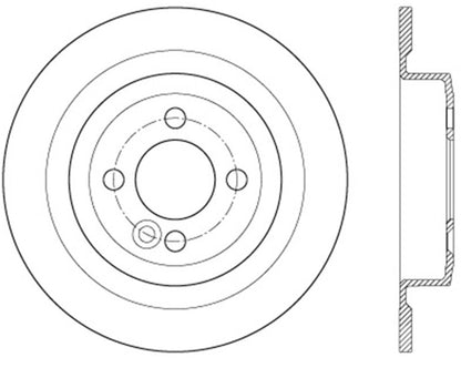 StopTech Drilled Sport Brake Rotor Stoptech