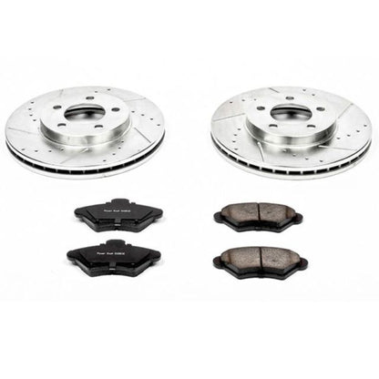 Power Stop 93-97 Ford Thunderbird Front Z23 Evolution Sport Brake Kit PowerStop