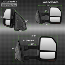 Load image into Gallery viewer, xTune 08-15 Ford F-250 SD Heated Adj LED Signal Power Mirror - Smk (MIR-FDSD08S-G4-PW-RSM-SET)