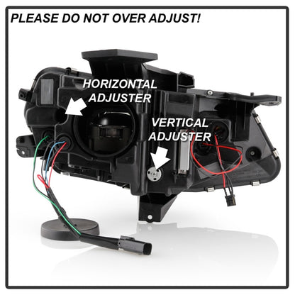 Spyder Chevy Camaro 16-18 HID Model Full LED Headlights Black PRO-YD-CCAM16HIDAP-SEQ-BK SPYDER