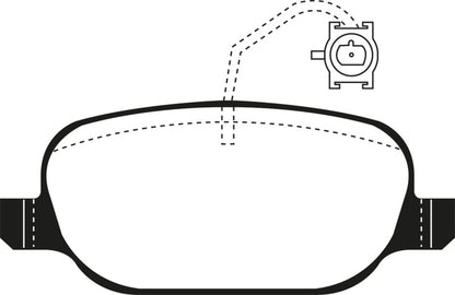 EBC RedStuff Rear Brake Pads - DP32236C EBC