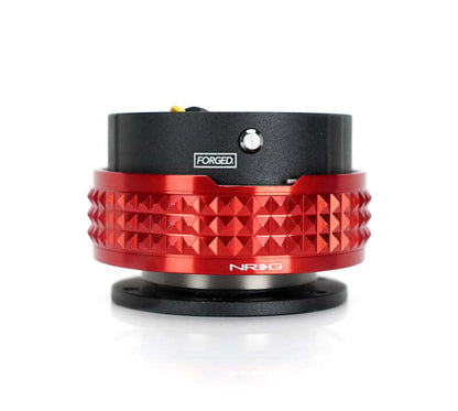 NRG Quick Release Kit - Pyramid Edition - Black Body / Red Pyramid Ring - SRK-210BK-RD