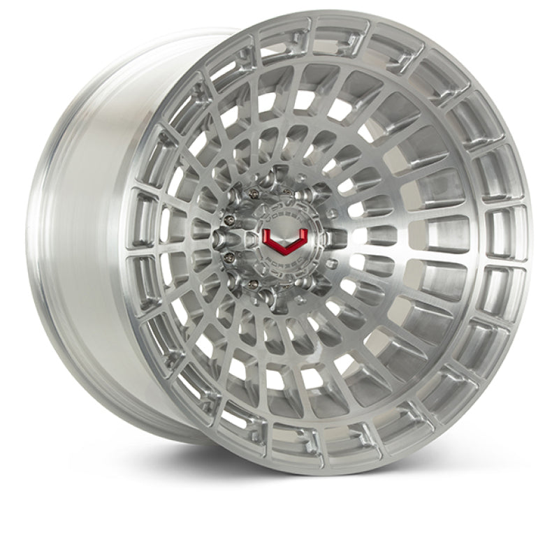 Vossen LCX-04 22x10 - 8x180 - ET18 - Super Deep - 124.3 - Brushed Gloss Clear Wheel