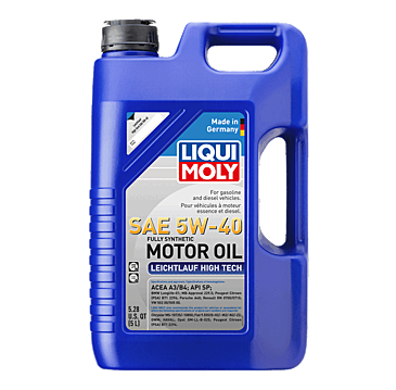 Liqui Moly Leichtlauf High Tech SAE 5W-40 Full Synthetic Motor Oil - 5 Liter (Case of 4) - Part #2332