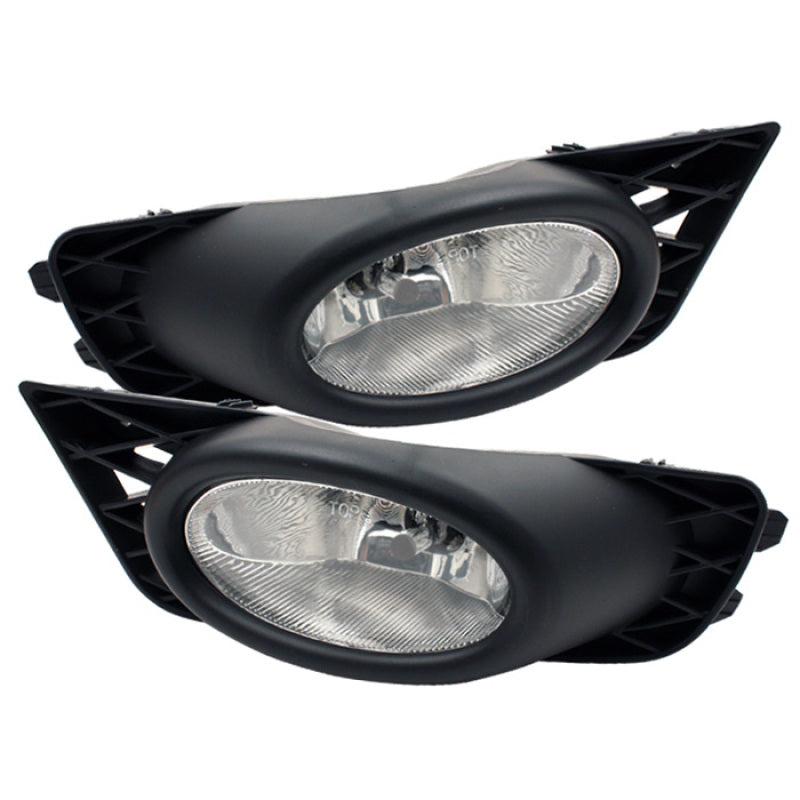 Spyder Honda Civic 09-11 4Dr OEM Fog Lights W/Switch- Clear FL-CL-HC09-4D-C SPYDER