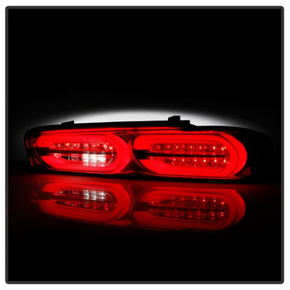 Spyder Chevy Camaro 16-18 (Do Not Fit Halogen Model) LED Tail Lights Chrome ALT-YD-CCAM16LED-SEQ-C SPYDER