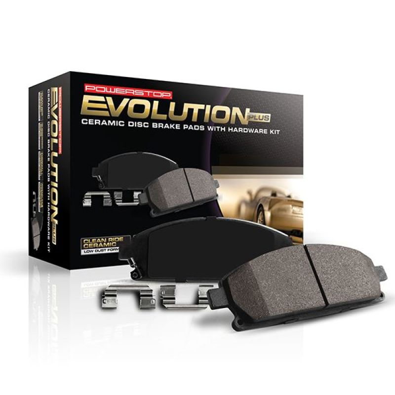 Power Stop 17-19 Cadillac Escalade Front Z17 Evolution Ceramic Brake Pads w/Hardware PowerStop