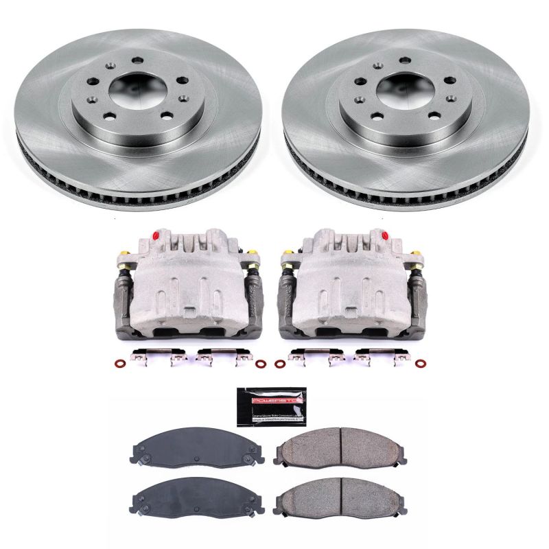 Power Stop 03-07 Cadillac CTS Front Autospecialty Brake Kit w/Calipers PowerStop