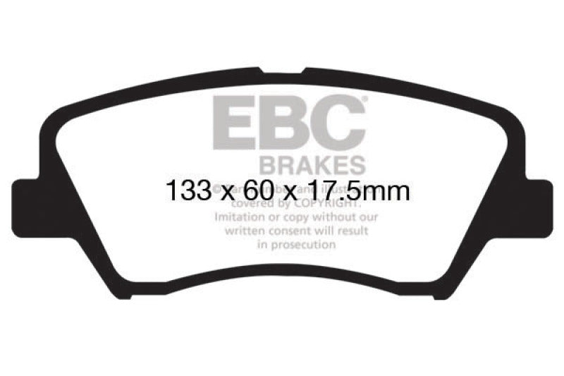 EBC GreenStuff Front Brake Pads - DP21874