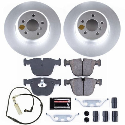 Power Stop 11-15 BMW 740i Rear Z23 Evolution Sport Coated Brake Kit PowerStop