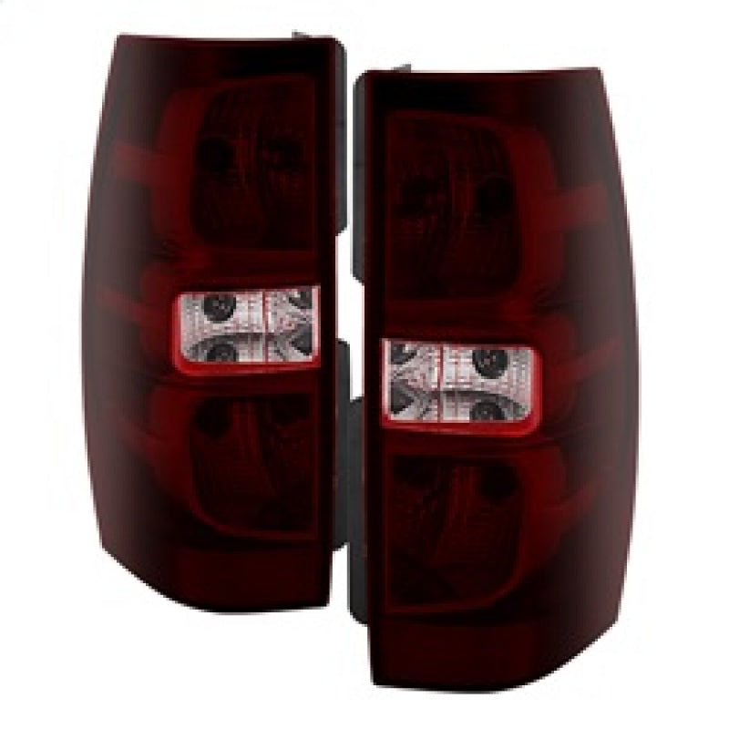 Xtune Chevy Suburban 07-13 OEM Style Tail Lights Red Smoked ALT-JH-CSUB07-OE-RSM SPYDER