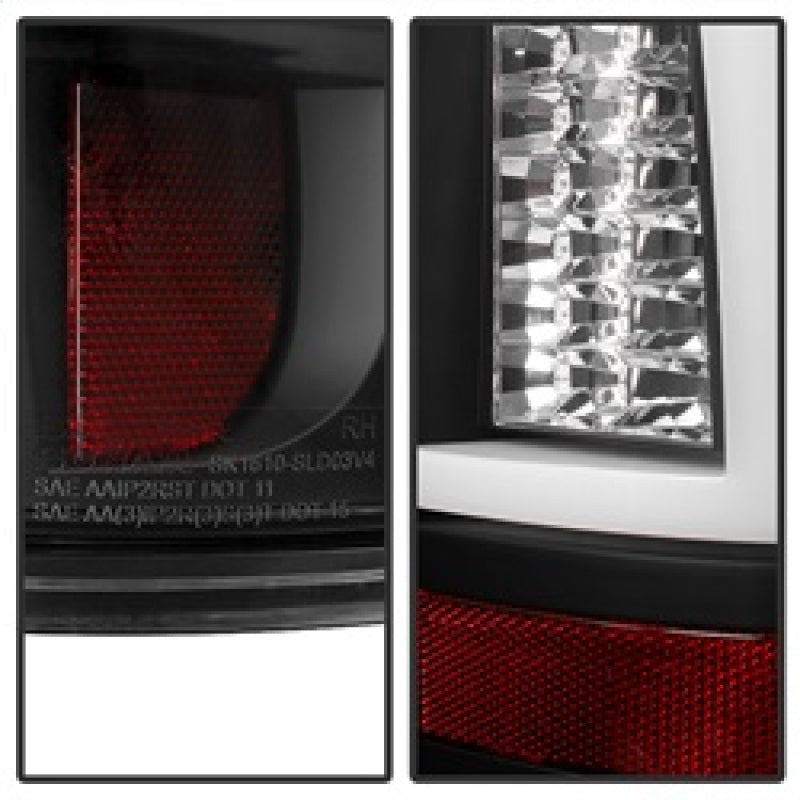 Spyder Chevy Silverado 1500/2500 03-06 Version 2 LED Tail Lights - Black ALT-YD-CS03V2-LED-BK SPYDER