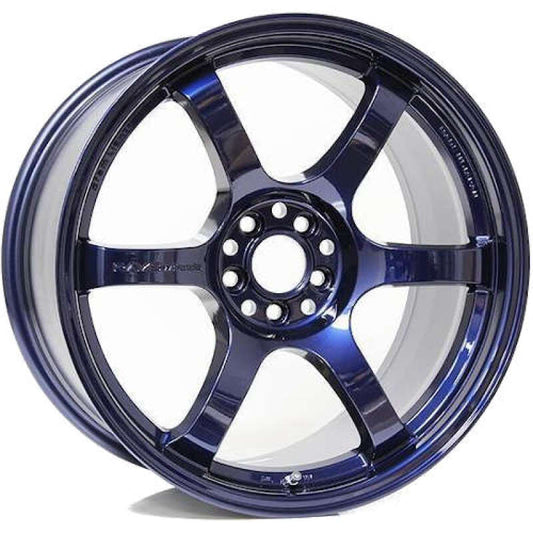 Gram Lights 57DR 18x9.5 +22 5-114.3 Eternal Blue Pearl Wheel (Min Order Qty 20) Gram Lights