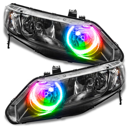 Oracle Honda Civic Sedan 06-11 Halo Kit - ColorSHIFT 2 ORACLE Lighting