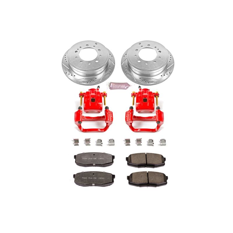 Power Stop 08-19 Toyota Sequoia Rear Z36 Truck & Tow Brake Kit w/Calipers PowerStop