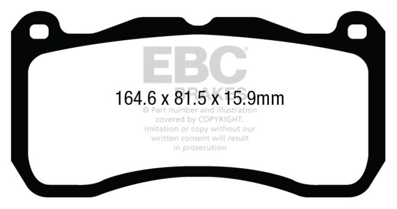 EBC Ultimax2 Front Brake Pads - UD1666 EBC