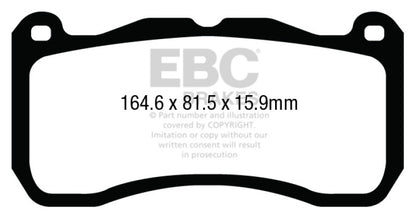 EBC Ultimax2 Front Brake Pads - UD1666 EBC