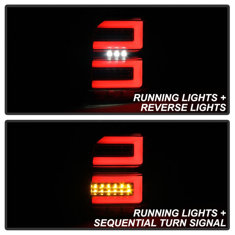 Spyder Toyota 4Runner 10-14 LED Tail Lights - Sequential Turn Signal - Black ALT-YD-T4R10-SEQ-BK SPYDER