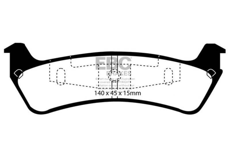 EBC Ultimax2 Rear Brake Pads - UD667 EBC