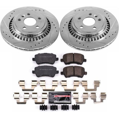 Power Stop 10-17 Volvo XC60 Rear Z23 Evolution Sport Brake Kit PowerStop