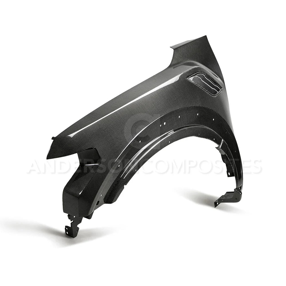 Anderson Composites 17-20 Ford Raptor OE Carbon Fiber Front Fenders (Pair) - AC-FF17FDRA