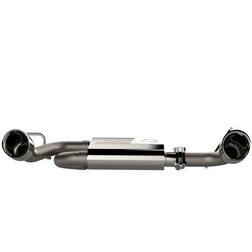 QTP 2007-2018 Jeep Wrangler JK Screamer Axle Back - 425007