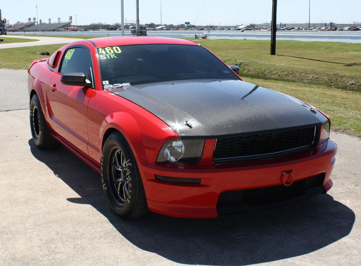 Anderson Composites 05-09 Ford Mustang Carbon Fiber OE Hood - AC-HD0506FDMU-OE