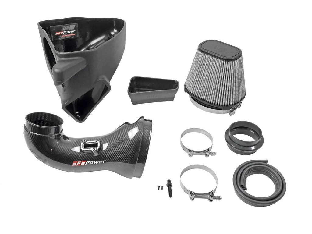 aFe Track Series Carbon Fiber Air Intake System 17-24 Chevrolet Camaro ZL1 - 57-10018D