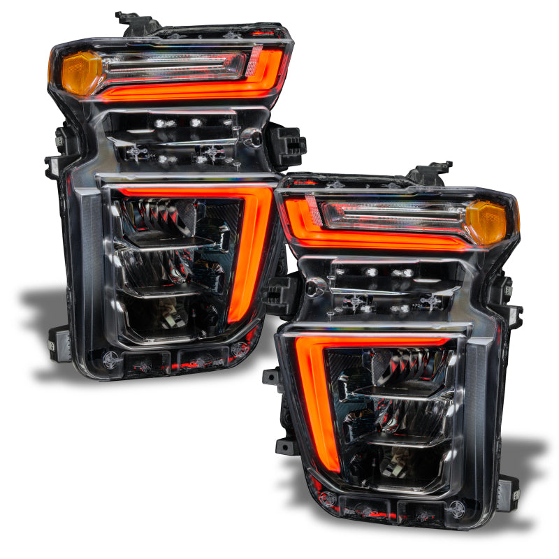 Oracle 20-21 Chevy Silv HD 2500/3500 RGB+W Headlight DRL Upgrade Kit - ColorSHIFT w/ BC1 Controller