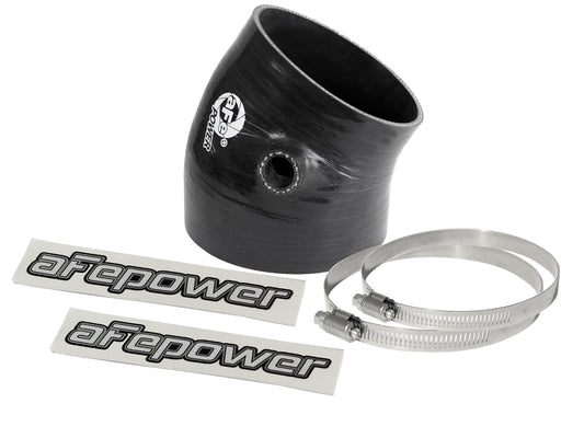 afe Magnum FORCE Intake Coupling Kit (4-3/8 IN ID to 3-3/4 IN ID x 30 Deg.) Elbow Coupler - Black