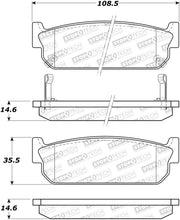 Load image into Gallery viewer, StopTech Premium Ceramic Front Brake Pads - 308.05880