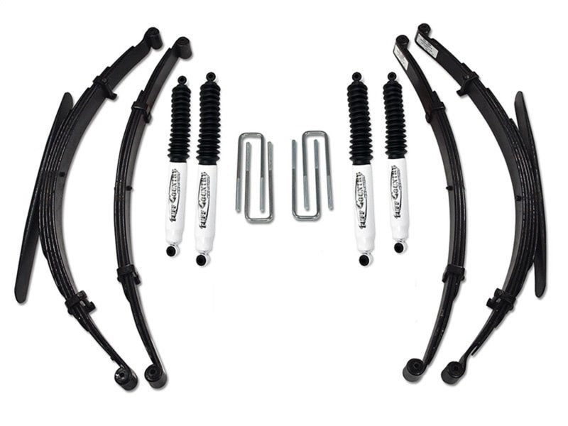 Tuff Country 69-93 Dodge Ramcharger 1/2 & 3/4 Ton 4x4 4in Lift Kit w/Rear Springs (SX8000 Shocks)