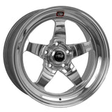 Weld S81 18x10 / 5x4.75 BP / 7.1in BS Black Wheel (High Pad) - Non-Beadlock